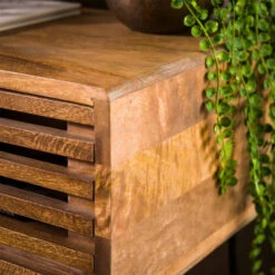 Mangohouten Nachtkastje Met Lade -Meubelverkoop mangohouten nachtkastje met lade tweak giani 04