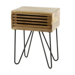 Mangohouten Nachtkastje Met Lade -Meubelverkoop mangohouten nachtkastje met lade tweak giani 05