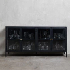 Metalen Dressoir 4 Deuren -Meubelverkoop metalen dressoir 4 deuren bodio rise 06