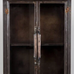 Metalen Vitrinekast Vintage -Meubelverkoop metalen vitrinekast otis lumz home 04