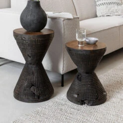 Handgemaakte Bijzettafel -Meubelverkoop must living diabolo handgemaakte bijzettafel 04