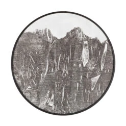 Rond Wandpaneel Zwart Wit