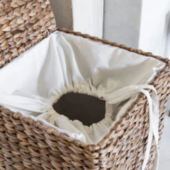 Wasmand Met Deksel -Meubelverkoop must living palawan rieten wasmand vierkant 02