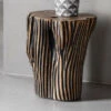 Boomstam Krukje Met Strepen -Meubelverkoop must living stripe boomstam krukje met strepen 03