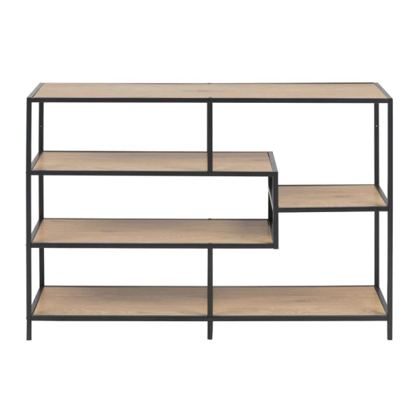 Open Boekenkast Met Stalen Frame 3 Open Boekenkast Met Stalen Frame