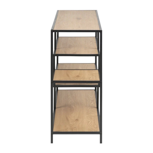 Open Boekenkast Met Stalen Frame 5 Open Boekenkast Met Stalen Frame - Afbeelding 3