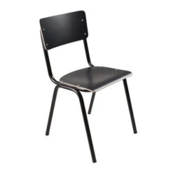 Zuiver Stapelstoel Retro Design 9 Zuiver Stapelstoel Retro Design -Meubelverkoop retro stoel back to school zwart 02 800x800 1