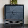 Zwart Nachtkastje Van Hout