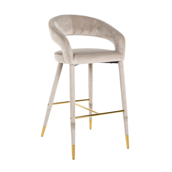 Velvet Design Barkruk Met Open Rug 3 Velvet Design Barkruk Met Open Rug