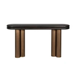 Ovale Sidetable Messing