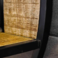 Rond Wandrek Van Hout En Metaal 10 Rond Wandrek Van Hout En Metaal -Meubelverkoop rond wandrek van hout en metaal bodio nevada 04 1