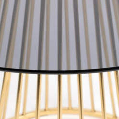 Ronde Eettafel Glas Met Goud 13 Ronde Eettafel Glas Met Goud -Meubelverkoop ronde eettafel glas met goud floris lumz home 03