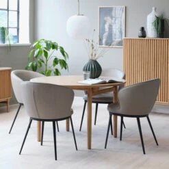 Ronde Eikenfineer Tafel 13 Ronde Eikenfineer Tafel -Meubelverkoop ronde eikenfineer tafel bodio togo 08