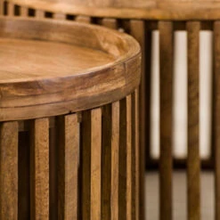 Ronde Salontafel Set Mangohout -Meubelverkoop ronde salontafel set mangohout tweak giani 05