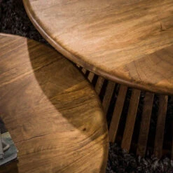 Ronde Salontafel Set Van 2 Mango 8 Ronde Salontafel Set Van 2 Mango -Meubelverkoop ronde salontafel set van 2 mango tweak giani 03