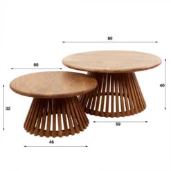 Ronde Salontafel Set Van 2 Mango 9 Ronde Salontafel Set Van 2 Mango -Meubelverkoop ronde salontafel set van 2 mango tweak giani 04