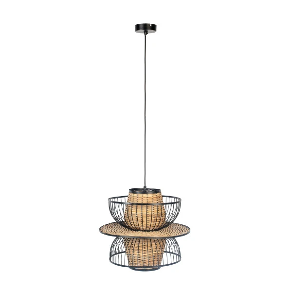 Retro Design Hanglamp Rotan 10 Retro Design Hanglamp Rotan - Afbeelding 8