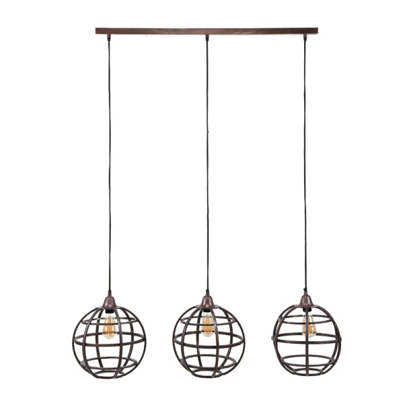 Ronde Hanglampen Van Metaal 5 Ronde Hanglampen Van Metaal - Afbeelding 3