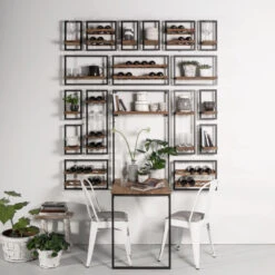 Wandrek Met 2 Planken 22 Wandrek Met 2 Planken -Meubelverkoop shelfmate wand planken 07 3