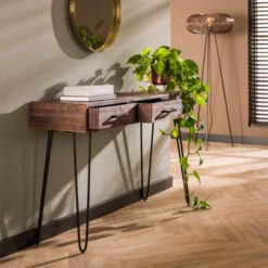 Sidetable Ingelegd Hout Greywash -Meubelverkoop sidetable ingelegd hout greywash aara giani 02