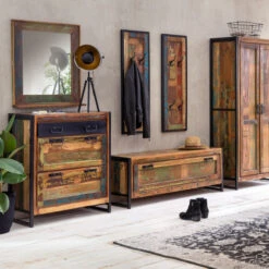 Sloophouten Schoenenkast Hoog -Meubelverkoop sloophouten schoenenkast hoog ary lavis 01