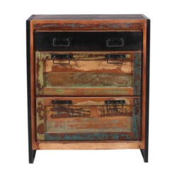 Sloophouten Schoenenkast Hoog