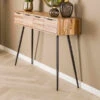 Speelse Sidetable Teakhout