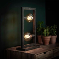 Tafellamp Met Rechthoekig Frame