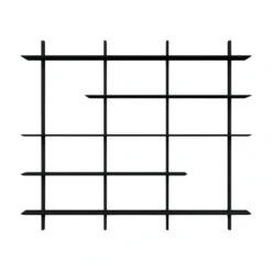 Open Wandkast 18 Open Wandkast -Meubelverkoop tenzo bridge open wandkast 190x224 cm zwart 01 1