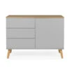 Modern Dressoir Met Eiken Blad