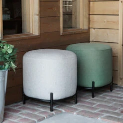 Ronde Poef -Meubelverkoop tenzo harry ronde poef 05