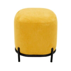 Ronde Poef -Meubelverkoop tenzo harry ronde poef 07