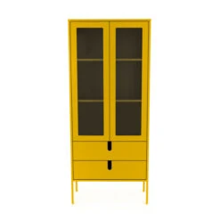 Moderne Vitrinekast Mat -Meubelverkoop tenzo uno hoge vitrinekast 09