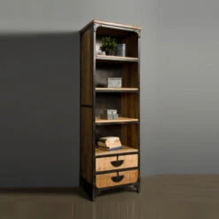 Mangohouten Kast Industrieel