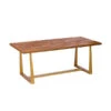 Eettafel Mangohout Met Goud -Meubelverkoop tower living belvedere eettafel mangohout met goud