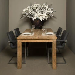 Teakhouten Tafel 5 Teakhouten Tafel -Meubelverkoop tower living corona eettafel teakhout 240x100cm 01 1