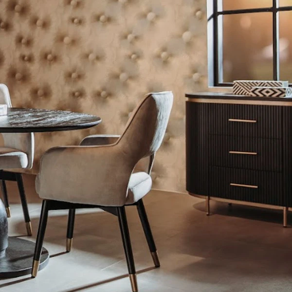 Ladenkast Ovaal Met Messing 4 Ladenkast Ovaal Met Messing - Afbeelding 2