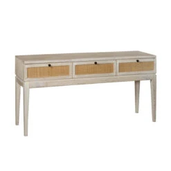 Webbing Sidetable White Wash