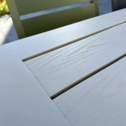Tuintafel -Meubelverkoop tuintafel khaki aluminium bodio linde 04 1