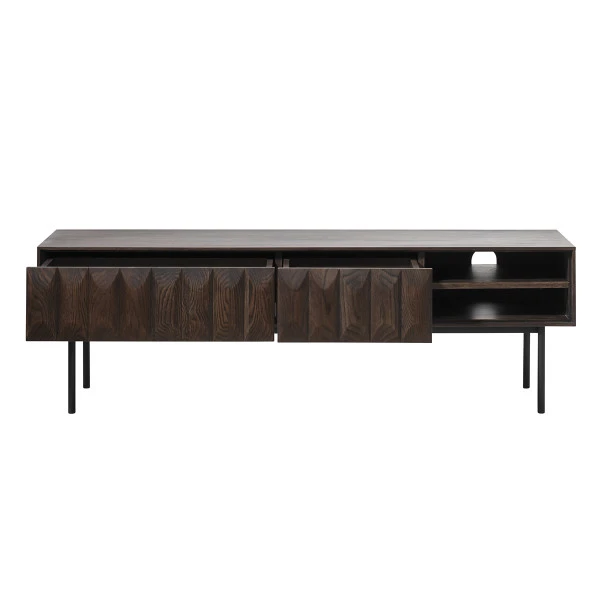 TV Kast Donkerbruin 5 TV Kast Donkerbruin - Afbeelding 3
