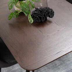 Uitschuifbare Eettafel Espresso Kleur -Meubelverkoop uitschuifbare eettafel espresso kleur bodio curb 03