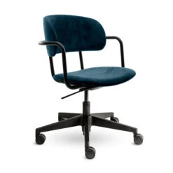 Velvet Bureaustoel -Meubelverkoop velvet bureaustoel romi bodio 05