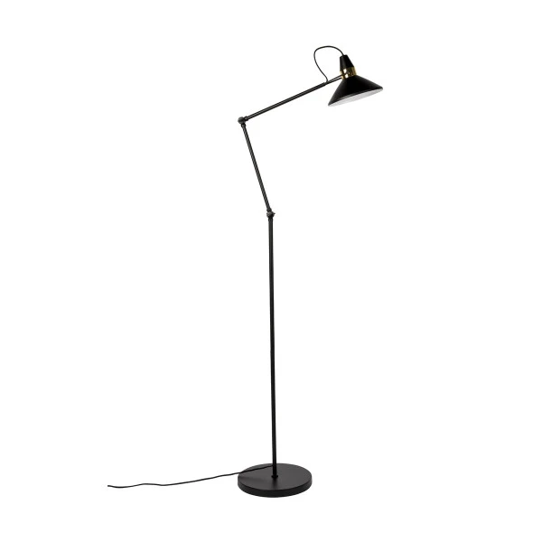 Verstelbare Vloerlamp Zwart Met Goud 11 Verstelbare Vloerlamp Zwart Met Goud - Afbeelding 9