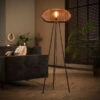 Vloerlamp Met Metalen Kap -Meubelverkoop vloerlamp met metalen kap disk santa 01
