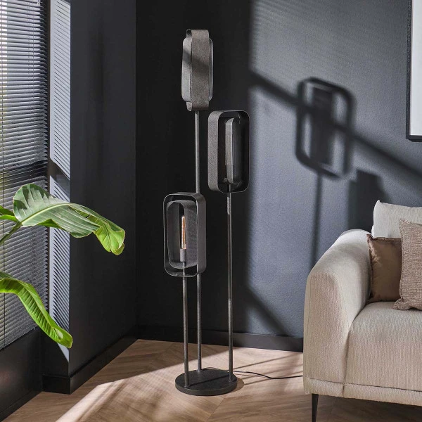 Vloerlamp Van Metaal 4 Vloerlamp Van Metaal - Afbeelding 2