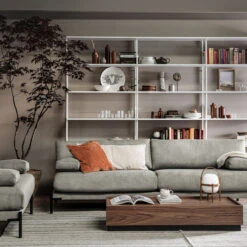 VTwonen Japandi Salontafel Laag -Meubelverkoop vtwonen block walnut japandi salontafel laag 02