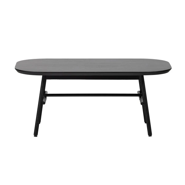 VTwonen Zwarte Manghouten Salontafel 4 VTwonen Zwarte Manghouten Salontafel - Afbeelding 2