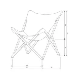 VTwonen Opvouwbare Buitenstoel -Meubelverkoop vtwonen lazy afternoon opvouwbare buitenstoel 09