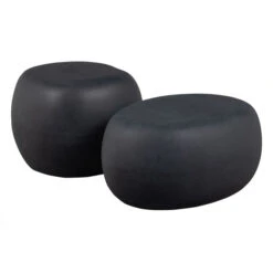 VTwonen Kiezel Salontafel Antraciet Beton -Meubelverkoop vtwonen pebble kiezel salontafel antraciet beton 03