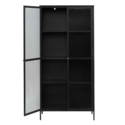 Wandkast Met Ribbelglas -Meubelverkoop wandkast met ribbelglas bodio blink 04